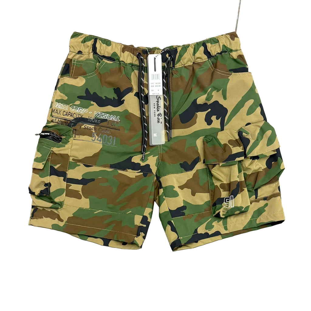 Smoke Rise Utility Army Cargo Shorts