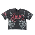 Rebel Minds "Saint Flames" Black Tee