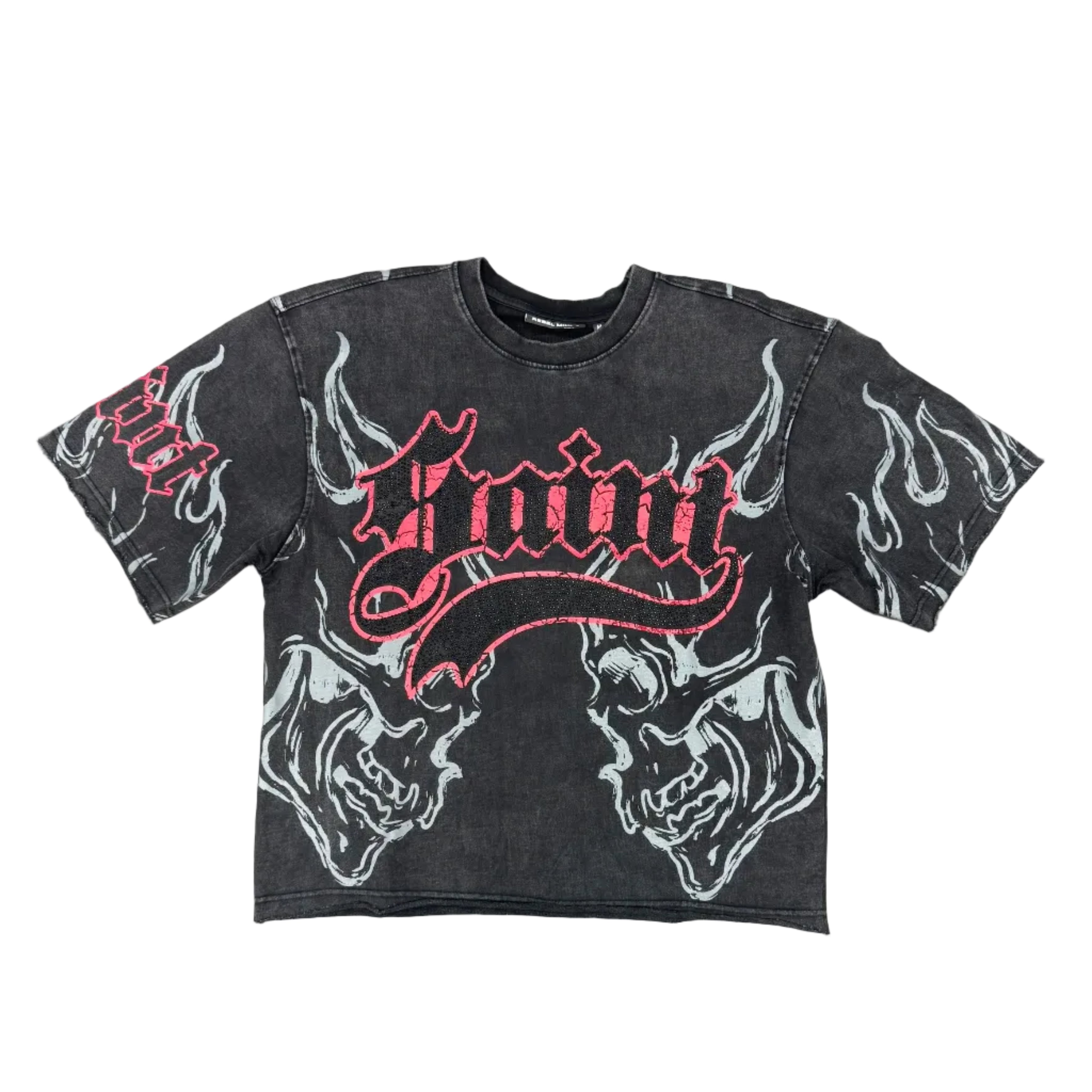 Rebel Minds "Saint Flames" Black Tee