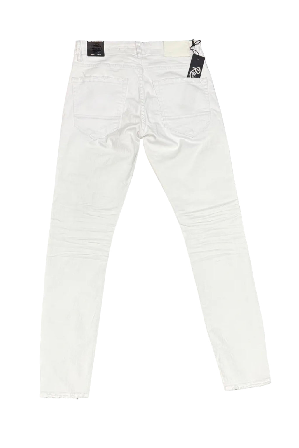 Jordan Craig White Distressed Skinny Jeans